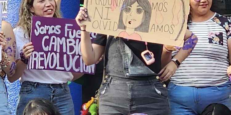 Gritaron fuerte en el 8M las Tamaulipecas