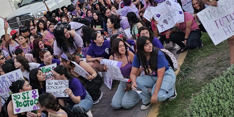 Gritaron fuerte en el 8M las Tamaulipecas