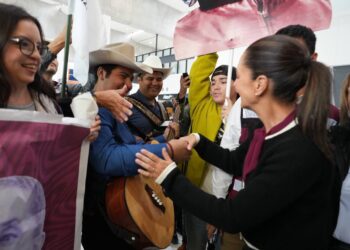 Claudia Sheinbaum ya está en Tamaulipas