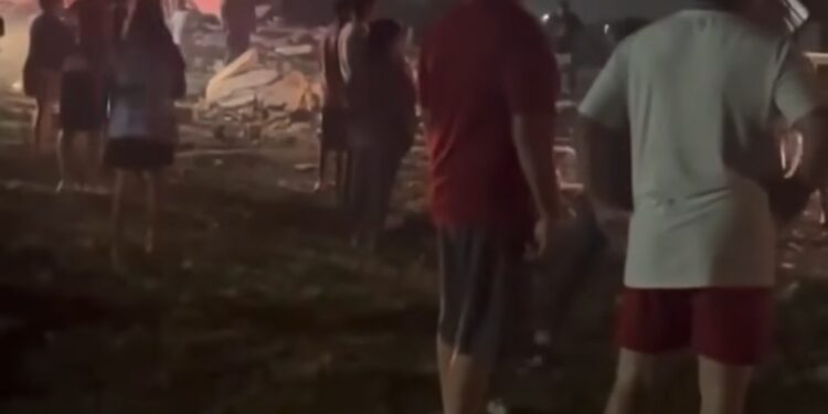 Se registra explosión en Valle Hermoso esta madrugada