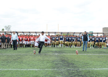Inaugura Dámaso Anaya torneo de futbol americano de la UAT categoría intermedia