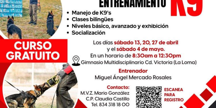 La UAT ofrece curso gratuito para entrenamiento de perros