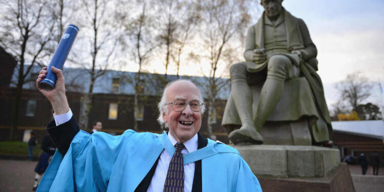 Peter Higgs: el hombre detrás del nombre de la «partícula de Dios», muere a los 94 años