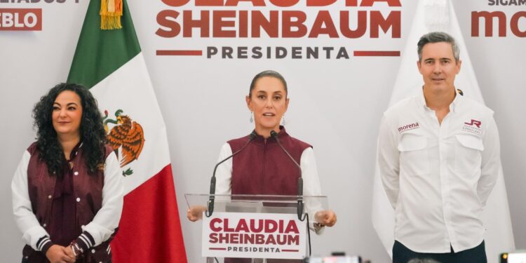 Sheinbaum anunció proyectos de infraestructura carretera, transporte público y abastecimiento de agua para Tamaulipas