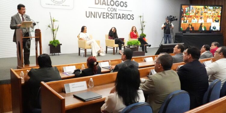 Inaugura rector de la UAT diálogos de universitarios con candidatas al Senado de la República