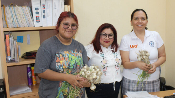 Implementa la UAT en Río Bravo un huerto escolar