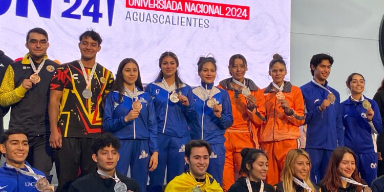 Con plata y bronce cierra Taekwondo de la UAT en Universiada Nacional