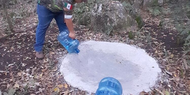 Fortalece Comisión de Parques instalación de bebederos en zonas serranas