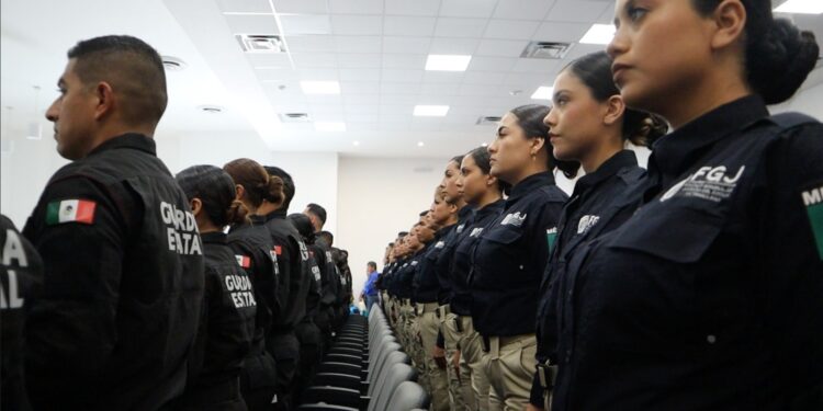 Entrega USJT nueva generación de 60 elementos de Guardia Estatal y Policía de Investigación