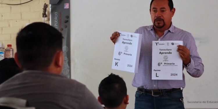 Aplican evaluación “Tamaulipas Aprende” a estudiantes de primaria y secundaria