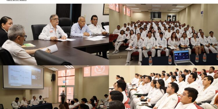 Entregan plazas a 77 médicos de pregrado de la UAT en Matamoros
