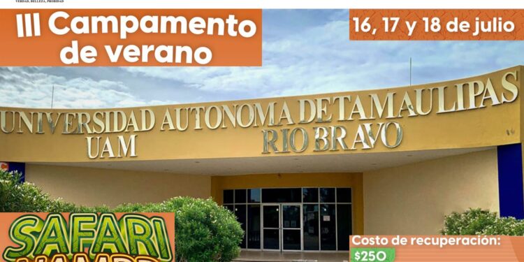 Organiza la UAT en Río Bravo el campamento de verano infantil