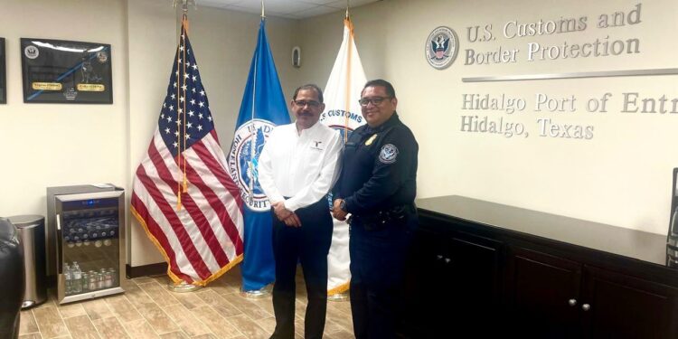 Evalúan tema migratorio Instituto Tamaulipeco del Migrante, con Oficina de Aduanas y Protección Fronteriza