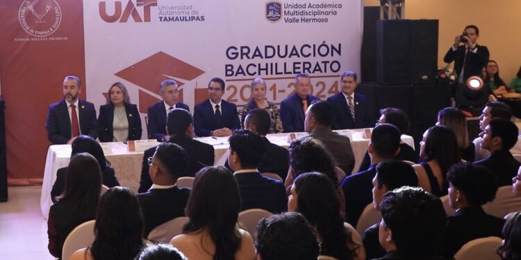 Gradúa la UAT a 270 egresados del bachillerato en Valle Hermoso