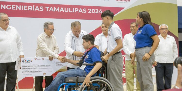 Premian a ganadores de la Feria Estatal de Ciencia e Ingenierías Tamaulipas 2024