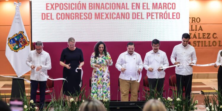 Inauguran Secretaría de Desarrollo Energético y Woodside Energy la Exposición Binacional Cultural en Tamaulipas