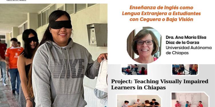 Capacita la UAT a educadores para enseñar inglés a personas con discapacidad visual