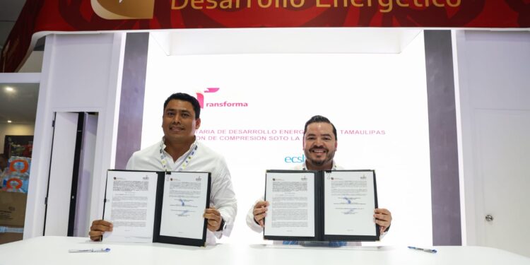 Firma SEDENER convenio de colaboración con la Estación de Compresión Soto La Marina