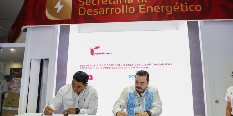 Firma SEDENER convenio de colaboración con la Estación de Compresión Soto La Marina