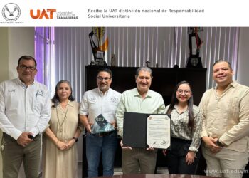 Recibe la UAT distinción nacional de Responsabilidad Social Universitaria