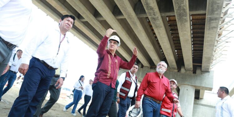 Supervisa Américo avances del Puente de la Esperanza y del nuevo hospital del ISSSTE
