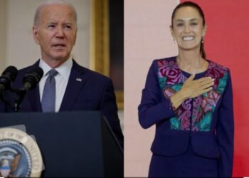Biden felicita a Sheinbaum por ganar la contienda