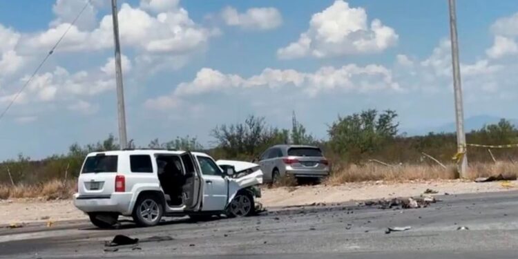 #ULTIMAHORA ⭕️ Accidente automovilístico del equipo de Claudia Sheinbaum, en Coahuila, deja una persona fallecida