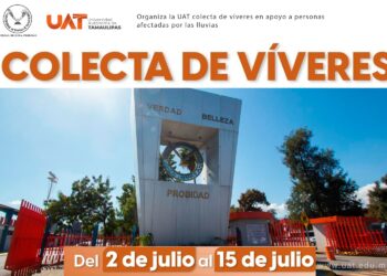 Organiza la UAT colecta de víveres en apoyo a personas afectadas por las lluvias