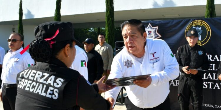 Recibe Guardia Estatal a nuevos elementos de Fuerzas Especiales