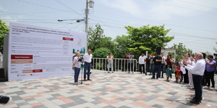 Inauguran Américo y María parque ecológico en Victoria