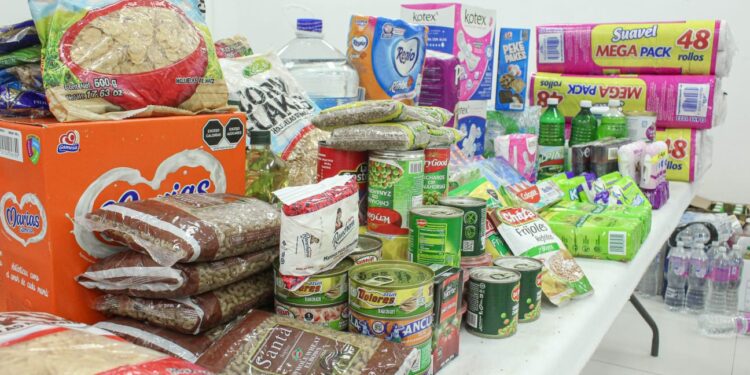 Recaba DIF Tamaulipas más de 28 toneladas de víveres; continúa entrega de apoyos a afectados por lluvias