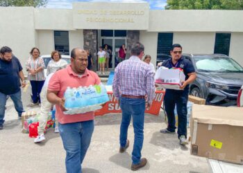 Recaba DIF Tamaulipas más de 28 toneladas de víveres; continúa entrega de apoyos a afectados por lluvias