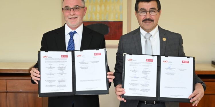 La UAT y Woodside Petróleo México celebran convenio de colaboración académica y científica