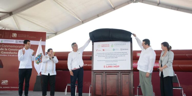 Inicia Américo construcción de gasoducto Libramiento en Reynosa; Tamaulipas se confirma como referente energético