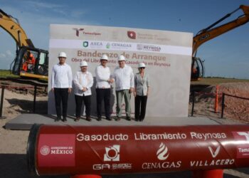 Inicia Américo construcción de gasoducto Libramiento en Reynosa; Tamaulipas se confirma como referente energético