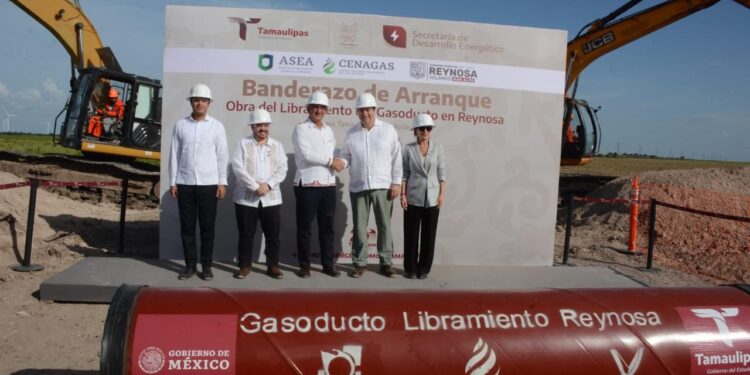 Inicia Américo construcción de gasoducto Libramiento en Reynosa; Tamaulipas se confirma como referente energético