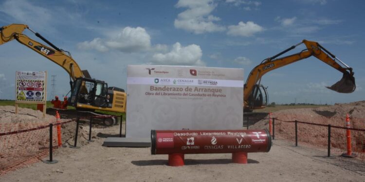 Inicia Américo construcción de gasoducto Libramiento en Reynosa; Tamaulipas se confirma como referente energético