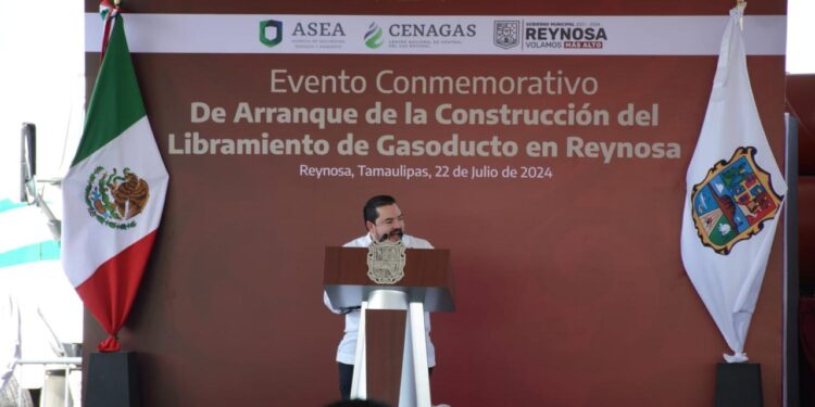 Inicia Américo construcción de gasoducto Libramiento en Reynosa; Tamaulipas se confirma como referente energético