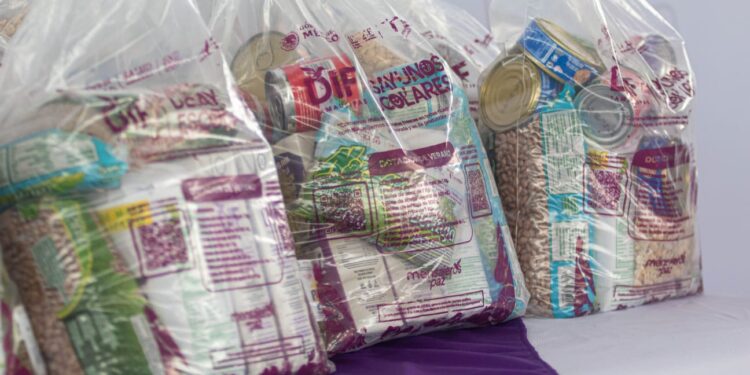 Reciben alumnos de nivel básico dotaciones alimenticias del DIF Tamaulipas durante las vacaciones