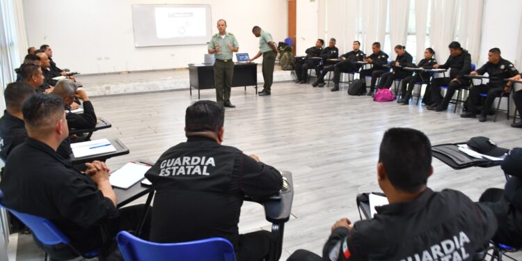 Policía Nacional de Colombia inicia capacitación a personal de la Guardia Estatal