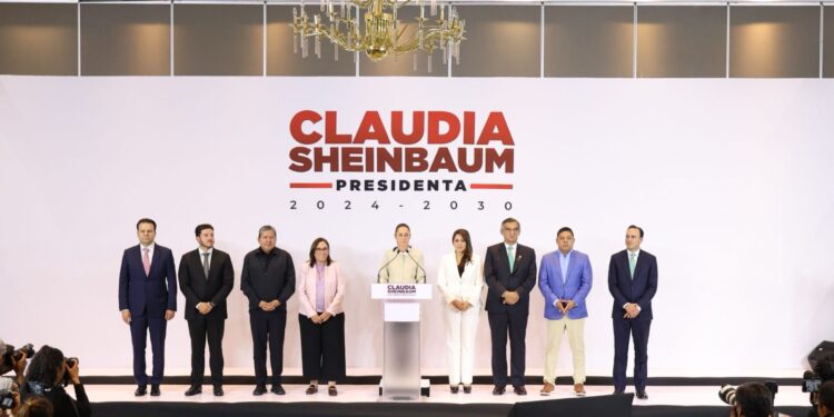 Presenta Américo a Claudia Sheinbaum y su gabinete los proyectos estratégicos de Tamaulipas