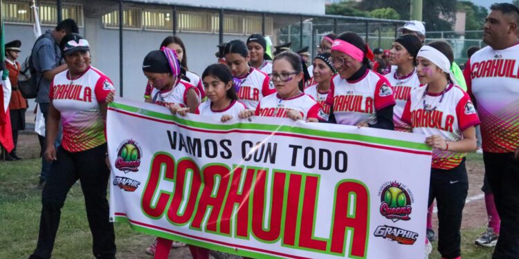 Inaugura María de Villarreal Campeonato Nacional de Softbol Femenil Infantil 2024