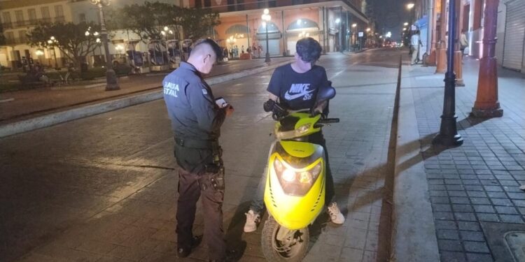 Aplica Guardia Estatal operativo Moto Segura