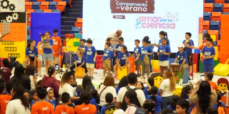 Concluye la UAT con éxito campamento infantil «Amor por la Ciencia» 2024