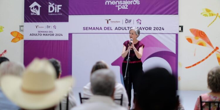 Inaugura María de Villarreal la Semana del Adulto Mayor 2024