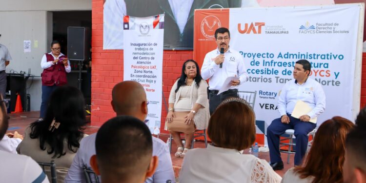 Dotará la UAT de espacios accesibles para la educación inclusiva en el Campus Tampico