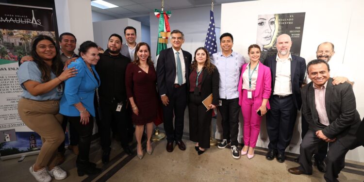 Sostiene Américo encuentro con migrantes tamaulipecos en Houston