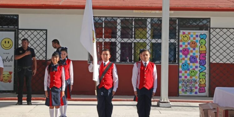 Arranca Jesús Lavín Verástegui Ciclo Escolar 2024-2025 en Valle Hermoso