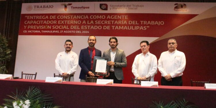 Recibe STPS constancia como agente capacitador externo en habilidades laborales DC3