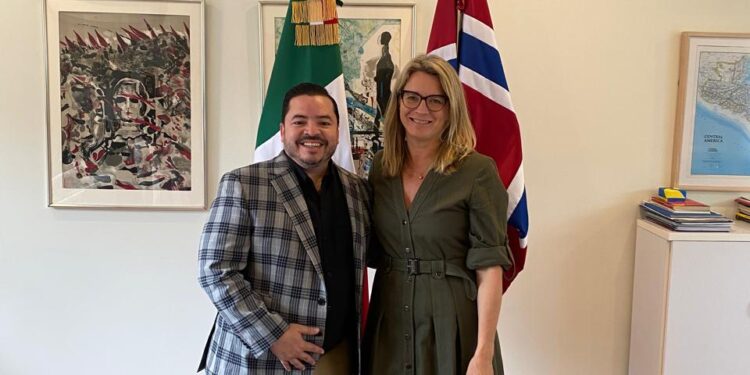 SEDENER estrecha acercamiento con la Embajada de Noruega en México